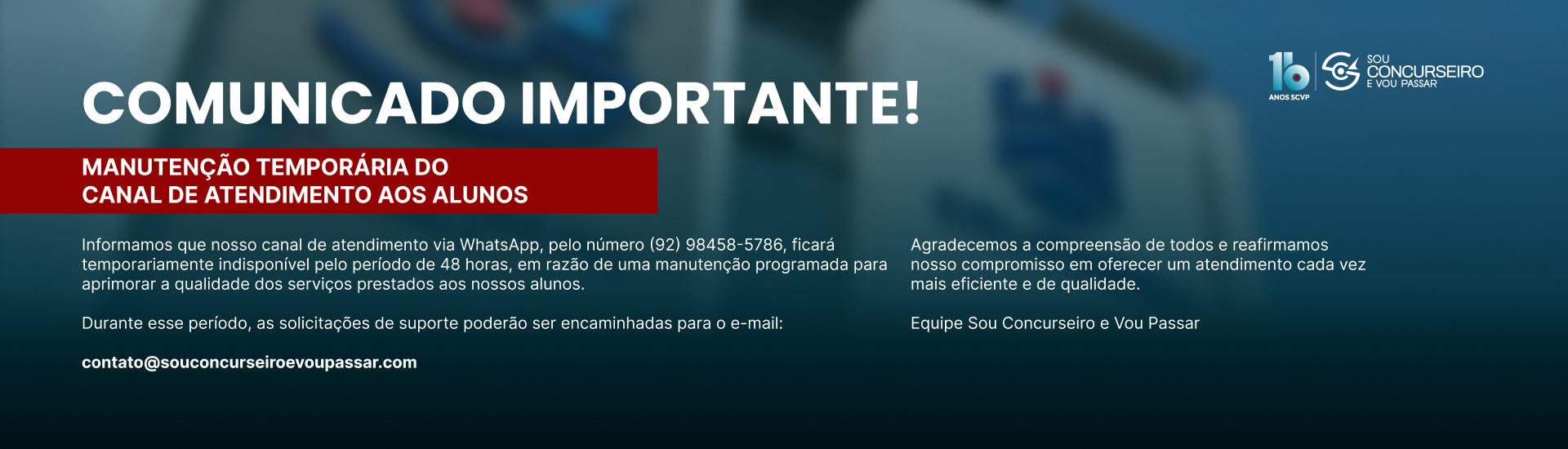 MANUTENCAO TEMPORARIA