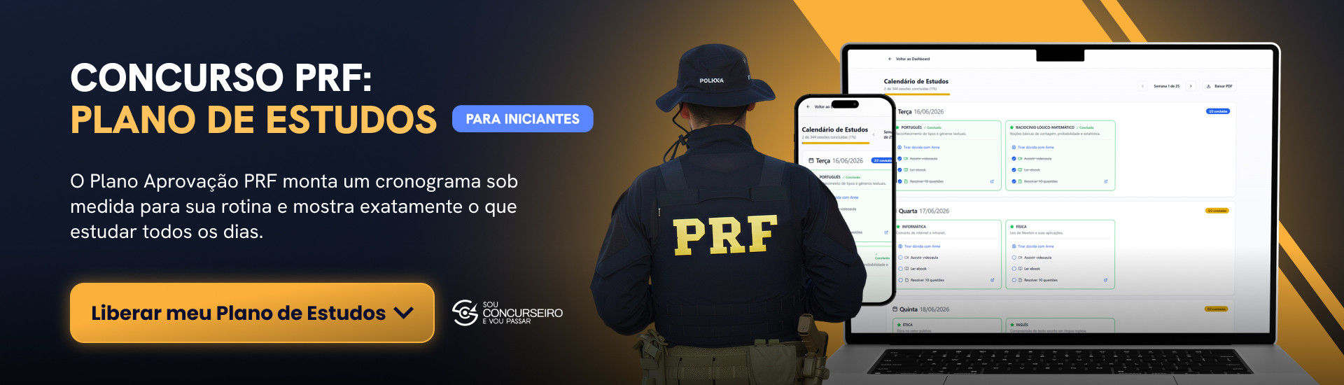 PLANO DE ESTUDOS PRF 