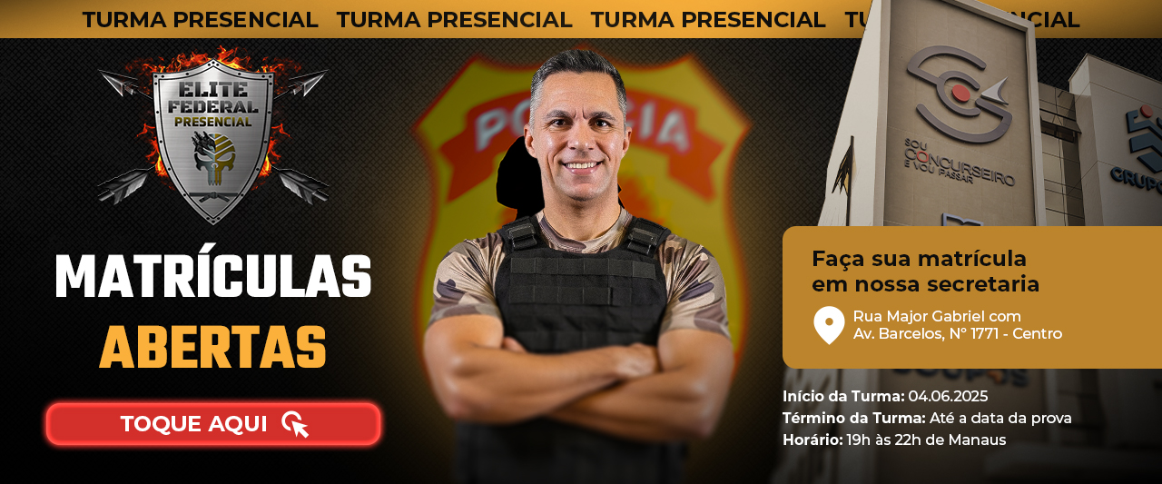 TURMA PRESENCIAL PF