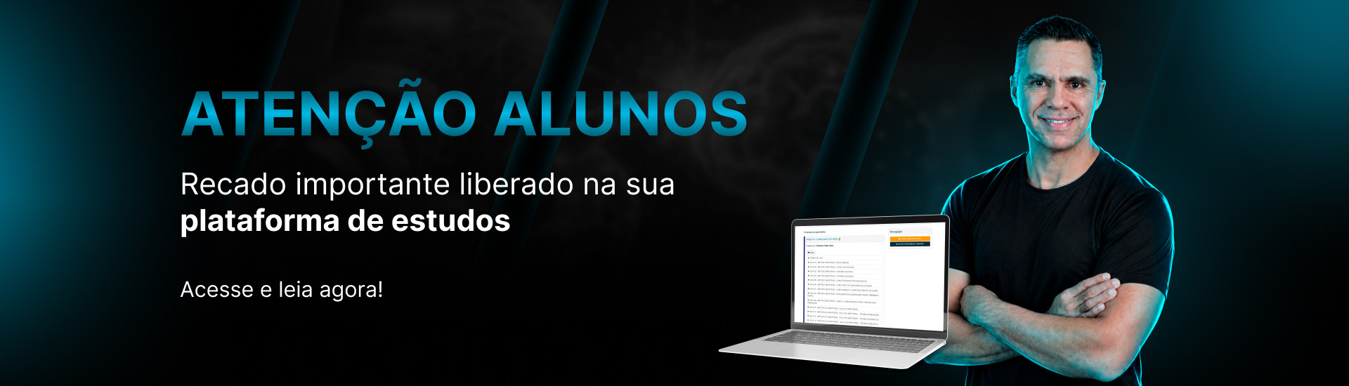 BLACK -RECADO AOS ALUNOS 