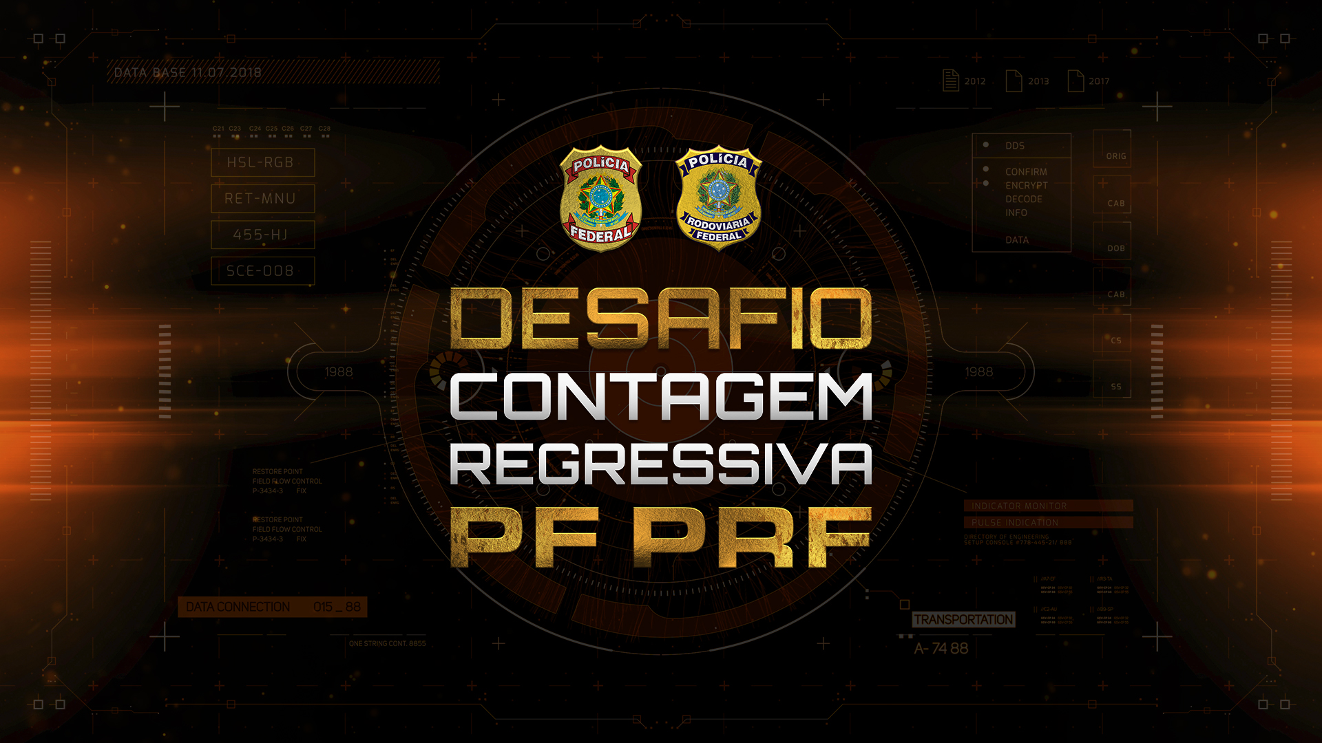 DESAFIO CONTAGEM REGRESSIVA PF PRF