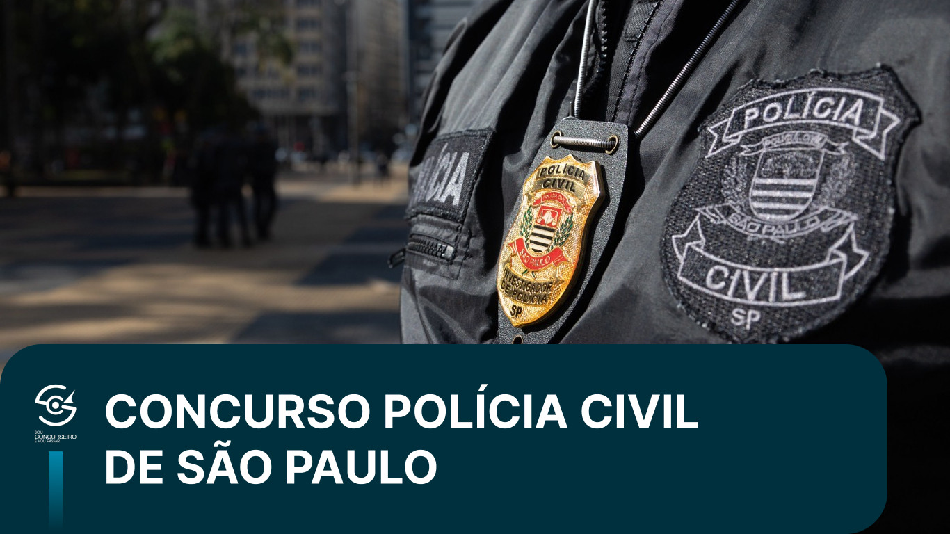 Concurso PC SP: cargos policiais seguem no radar para 2026